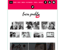 Tablet Screenshot of luciapuebla.com